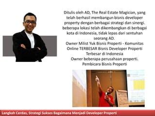 Langkah Cerdas Bisnis Developer Properti Ppt