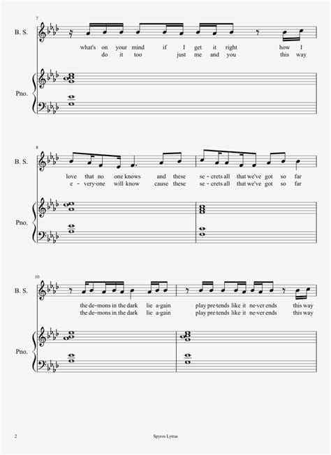 Speeding Cars Sheet Music Composed By Walking On Cars Wolfs Rain