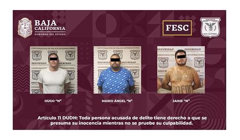 Detienen A Tres Hombres Buscados Por Distintos Delitos En Estados Unidos