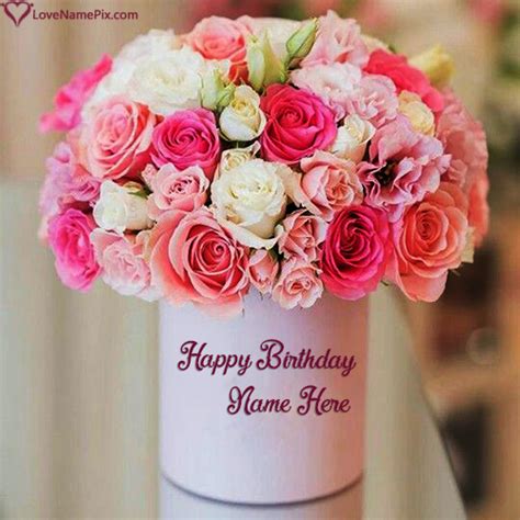 Happy Birthday Wishes With Rose Flowers Images Infoupdate Org