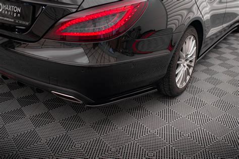 Rear Side Splitters Mercedes Benz CLS C218 Gloss Black Our Offer