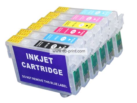 T0771 Refillable Ink Cartridges For Epson Stylus R260 R280 R380 Rx580