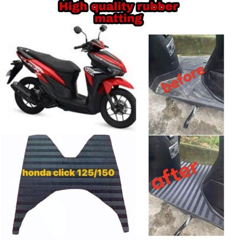 Honda Click Rubber Matting 125 150 Lazada PH