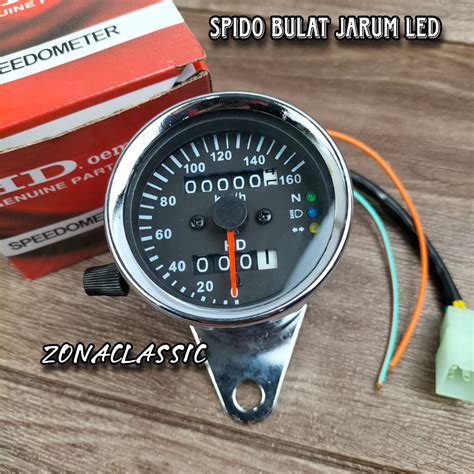 Jual SPIDO SPEEDOMETER BULAT JARUM INDIKATOR LED VIXION CB CB 150 R