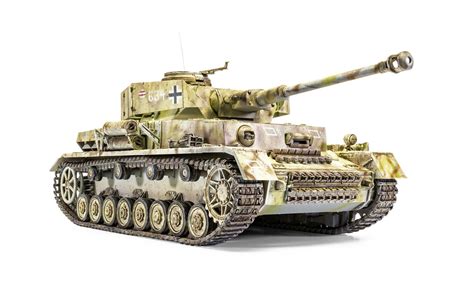 Airfix Panzer Iv Ausf H Mid Version 1 35 Scale Plastic Model Kit Hobbies