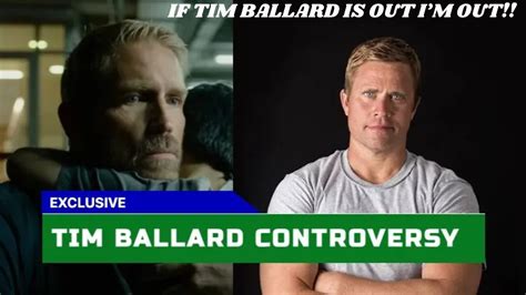 If Tim Ballard Is Out Then Im Out Youtube