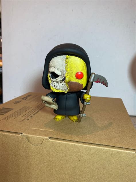 Custom Funko Pop Vinyl Figure Grim Reaper Homer The Simpsons Etsy