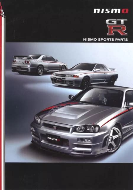 Nissan Skyline Gt R R Gtr Catalog Optional Parts Brochure Jdm Eur