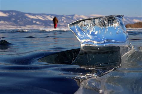 Online crop | HD wallpaper: Depth Of Field, ice, Ice Cubes, lake, Lake ...