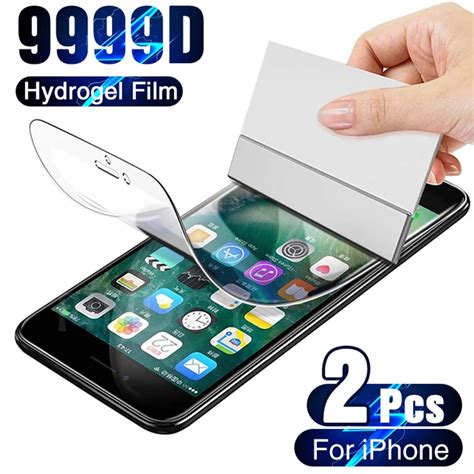 2Pcs Hydrogel Film On The Screen Protector On For IPhone 11 12 13 Pro