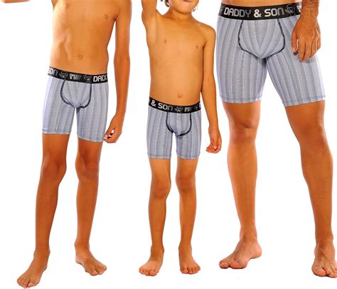 Daddy And Son Boxer Briefs Matching Stretch Underwear Set Fatherdadson