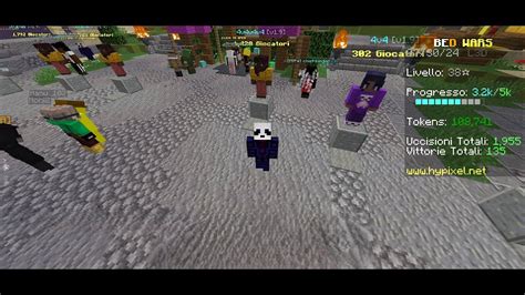 GIOCO LE BEDWARS SU MINECRAFT E YouTube