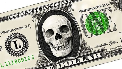 I Need A Dollar By Sebastien Yarks Art Drawing Illustration Skull