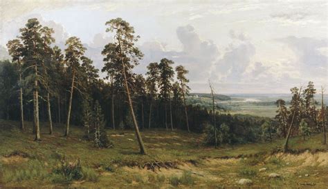 Лес в живописи Ивана Ивановича Шишкина.