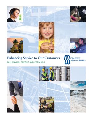 Fillable Online Emma Msrb Middlesex Water Company Annual Report