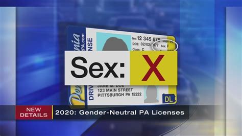 Penndot To Roll Out Gender Neutral Drivers License Option Youtube