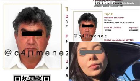 Foto Él Es El Taxista Responsable Del Vehículo De Donde Se Aventó