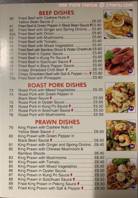 Menu At New Rays Chinese Take Away Fast Food Shefford