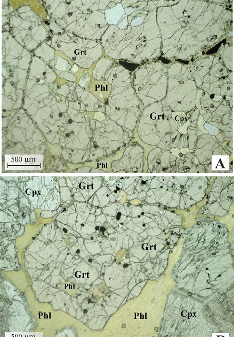 The Photomicrographs Of Thin Section Polycrystalline Aggregate