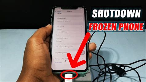 How To Force Turn Off Iphone When Frozen Youtube