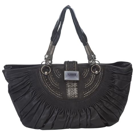 Dior Black Leather Tote Bag at 1stDibs