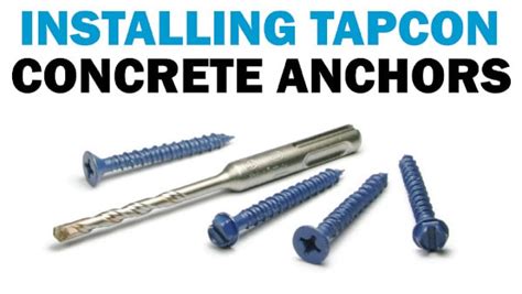 Masonry Concrete Screws