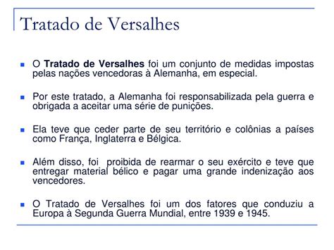 Leia Alguns Dos Artigos Do Tratado De Versalhes