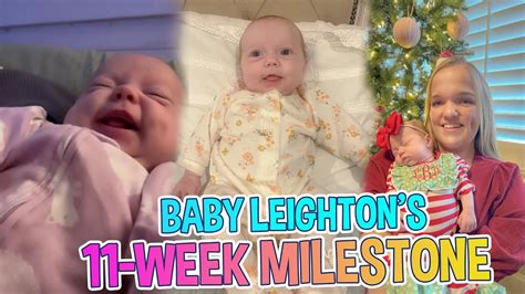 7 Little Johnstons Liz Johnston Baby Update Celebrating 11 Weeks Old