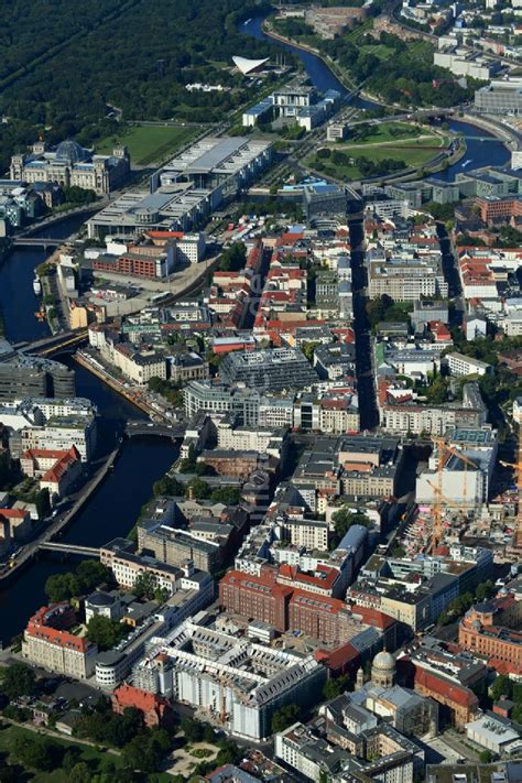 Luftaufnahme Berlin Baustelle Zum Umbau Des Ehemaligen