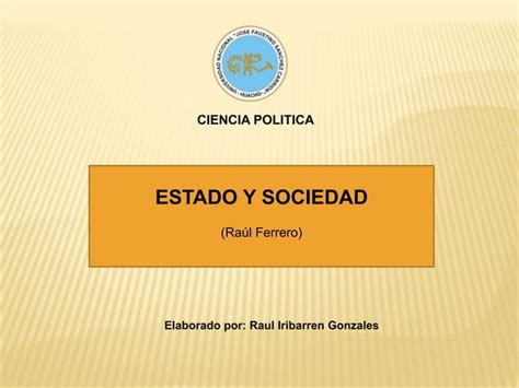 Estado Y Sociedad 2 1 Ppt Descarga Gratuita