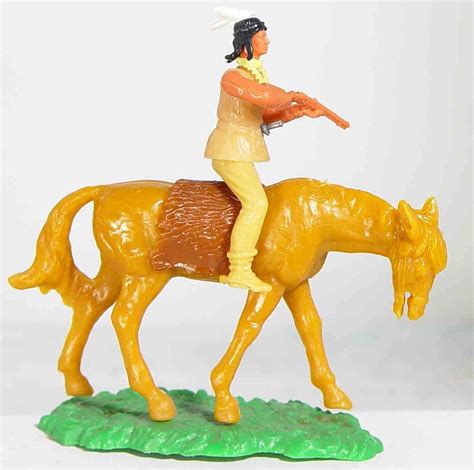 Elastolin Steckfigur Indianer Zu Pferd Germantoys De