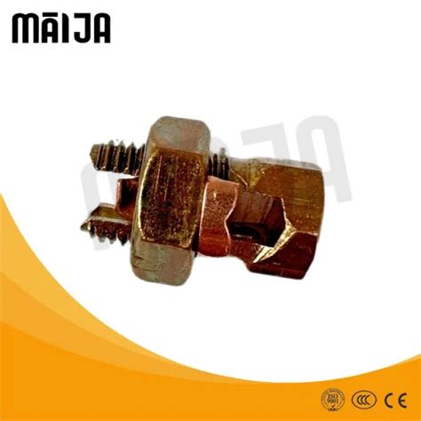 Copper Coated Bolt Connector Hexagonal Bolt Brass Stud Split Bolts