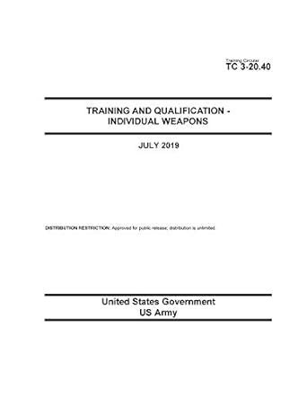 Training Circular TC 3 20 40 Training And Qualification Individual