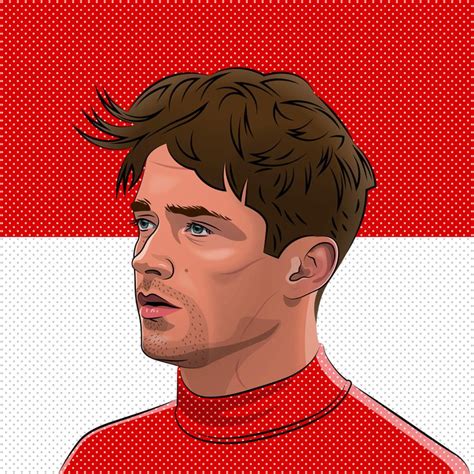 Charles Leclerc In 2024 F1 Art Sketches Drawings