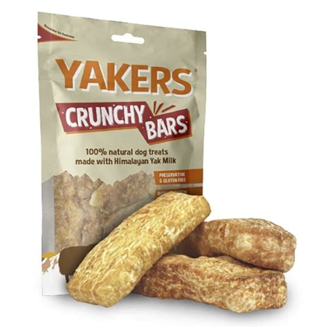 Yakers Crunchy Bar Natural Dog Treat 70g Feedem