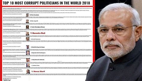 Bbc Survey Declares Narendra Modi As 7th Most Corrupt Prime Minister