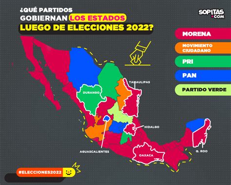 ¿todo Guinda Así Quedó El Mapa Político Tras Las Elecciones En México 2022