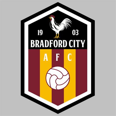 Bradford | Football logo design, Football logo, Bradford city