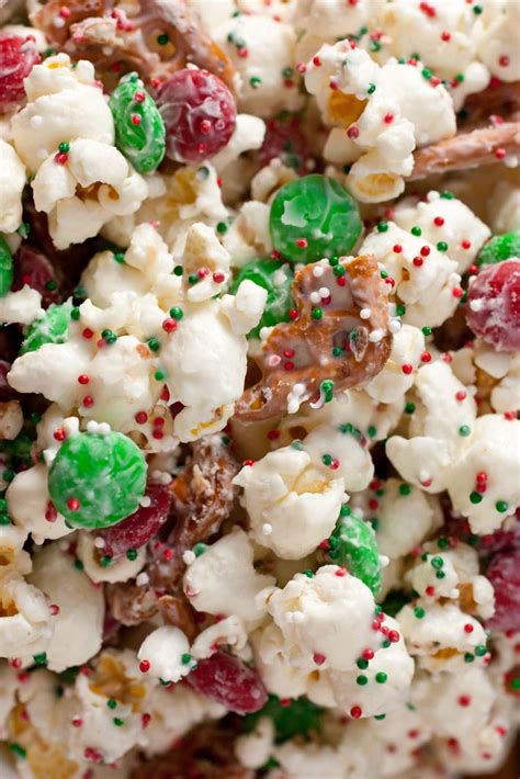 Christmas Crunch Funfetti Popcorn Christmas Style Cooking Classy