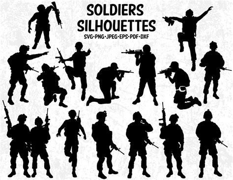 Military Silhouette Svg Soldier Svg Army Svg Military Etsy | Images and Photos finder