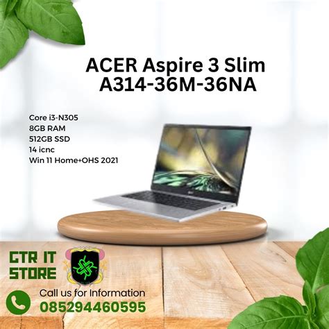 Laptop Acer Aspire Slim A M