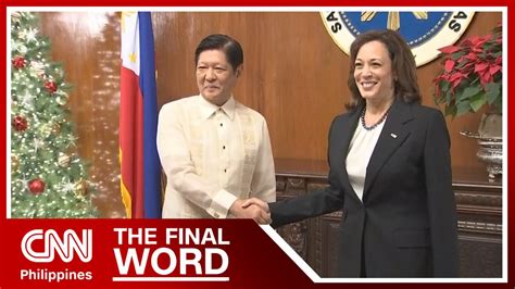 U S Vp Harris America To Defend Ph From Armed Attacks Video Dailymotion