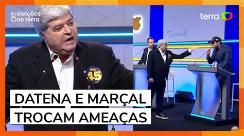 Datena deixa púlpito ameaça Marçal e dá bronca em candidatos YouTube