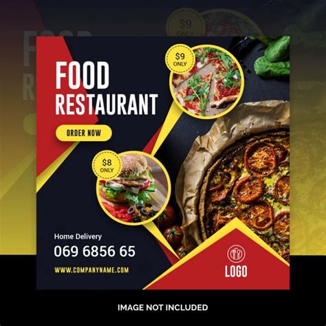 Social media food instagram post restaurant template | Premium Psd #Freepik #psd #food #menu # ...