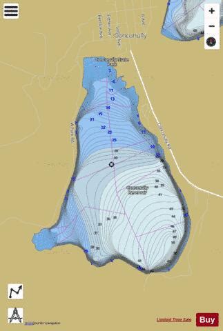 Conconully Reservoir Fishing Map | Nautical Charts App