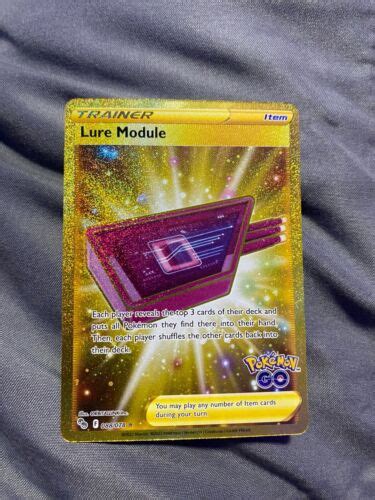 Pok Mon Tcg Lure Module Pok Mon Go Holo Secret Rare Ebay