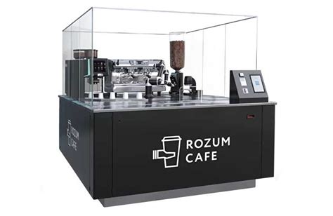 Rozum Cafe A Robot Barista For Everyone In An Automated Coffee Station