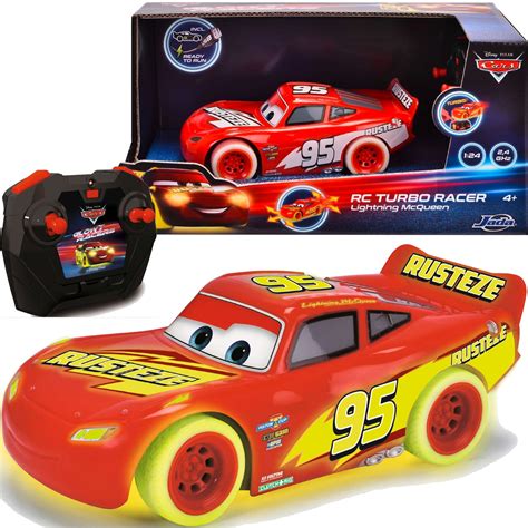 Disney Cars Auta Zdalnie sterowany metalowy samochód świecący w