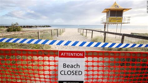 Australia Closes Beaches As Covid 19 Lockdown Continues Over Easter