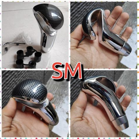 Jual SHIFT KNOP RACING YSA MODEL BOLONG MOTIF CARBON DAN WOOD GEAR KNOB